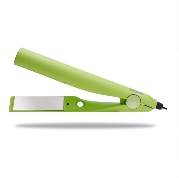 Tyme Iron Pro 2 in 1 Flat Iron Curler Curling Limelight Green - Picture 1 of 7